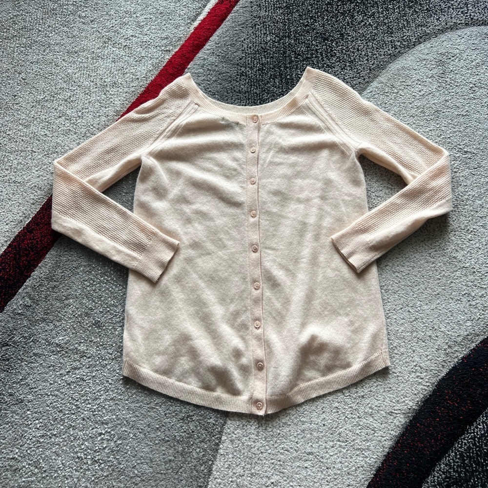 Splendid Cashmere Button Back Sweater - image 3